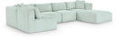 Shaggy - 6 Piece Modular U-Shaped Sectional