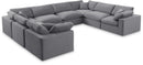 Comfy - 8 Piece Velvet Modular Sectional