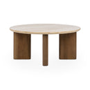 Idella - Travertine Round Table