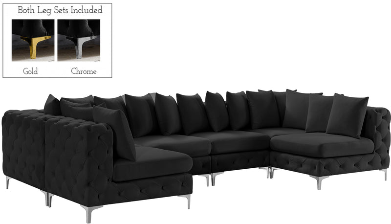 Tremblay - Modular Sectional 6 Piece - Black - Modern & Contemporary