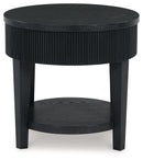 Marstream - Round End Table - Black