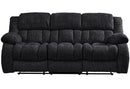 U250 - Reclining Sofa / Console Reclining Loveseat / Glider Recliner - Ebony