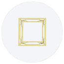 Starlight - Round Glass Top Metal Dining Table