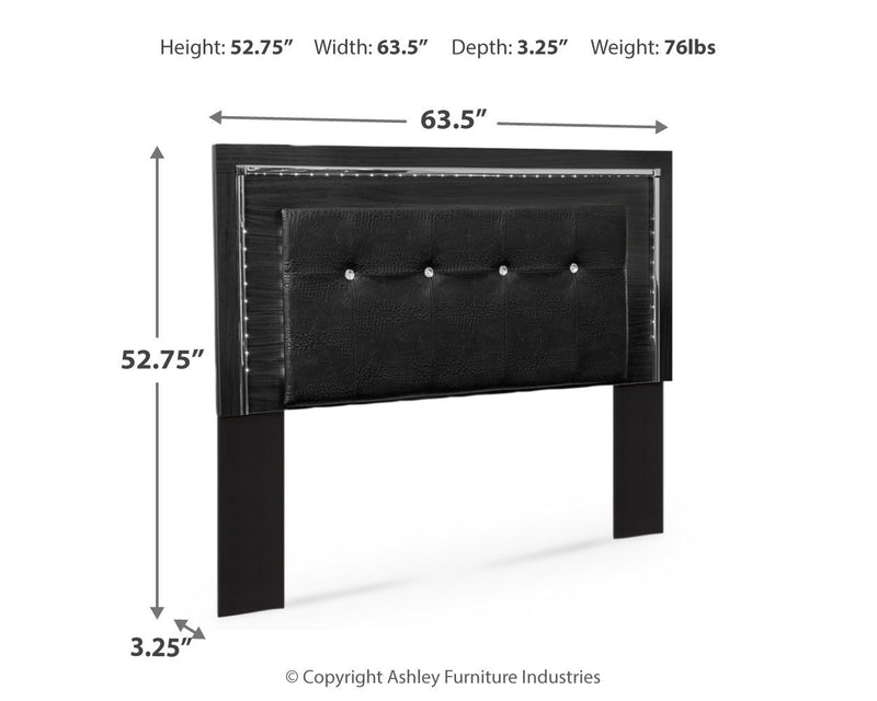 Kaydell - Upholstered Panel Headboard