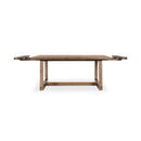 Lyra - Dining Table With Extensions - Smoke Brown