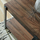 Trindwick - Occasional Table Set (Set of 3) - Brown / Gun Metal