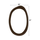 Hanale - Accent Mirror - Brown