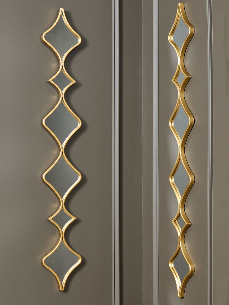 Harriswood - Gold Finish - Accent Mirror Set (Set of 2)