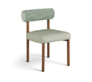 Paramo - Chenille Fabric and Vegan Leather Upholstered Dining Chair