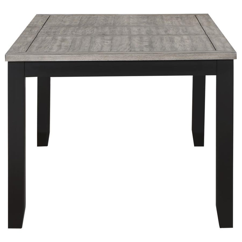 Elodie - Rectangular Extension Leaf Dining Table - Black