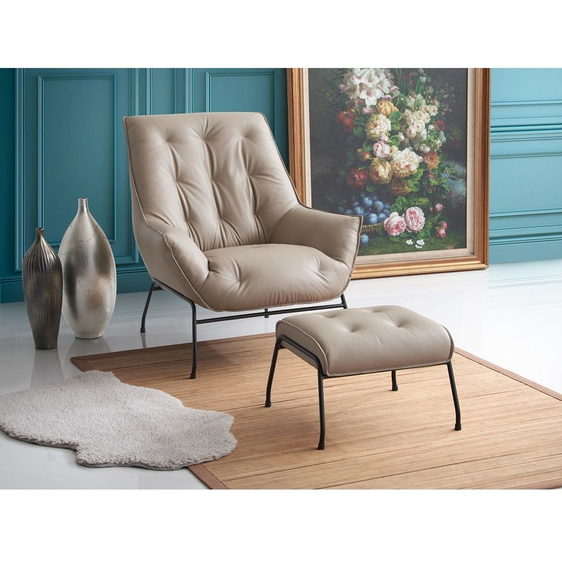 Zusa - Accent Chair & Ottoman