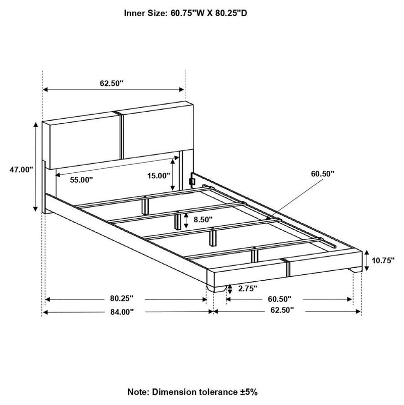 Conner - Upholstered Panel Bed