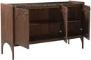 Veya - 57" Genuine Marble And Mango Wood Sideboard / Buffet