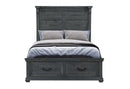 Tatum - Full Bed With Storage - Gray