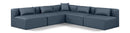 Cube - 5 Piece Modular Corner Armless Sectional