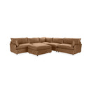 Caplan - 6 Piece Modular Sectional With Ottoman