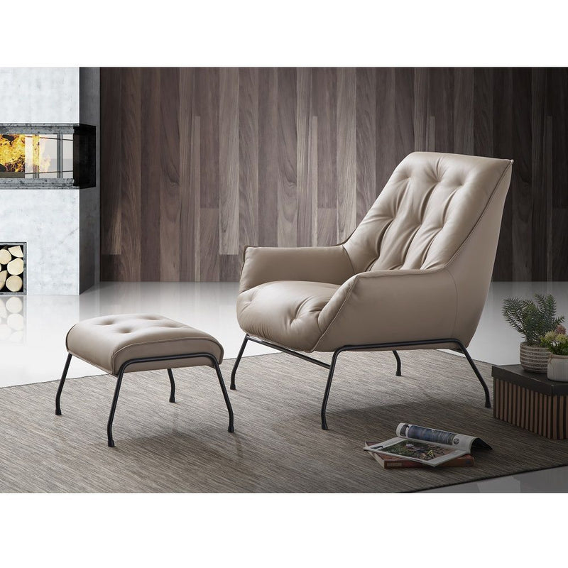 Zusa - Accent Chair & Ottoman