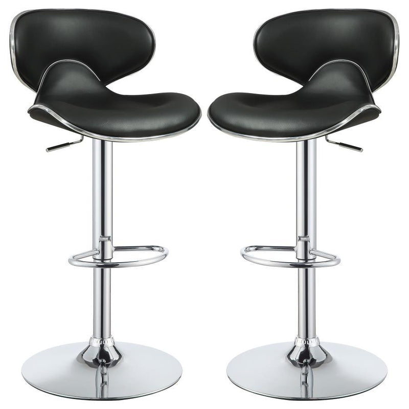 Edenton - Upholstered Adjustable Height Bar Stools (Set of 2)