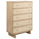Kailani - 5-Drawer Bedroom Chest Of Drawers - Beige Oak
