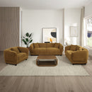 Lennox - Sofa With 2 Pillows - Brown Chenille