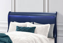 Charlie - 5 Piece Queen Bedroom Set (Bed, Dresser, Mirror, 2 Nightstands) - Blue