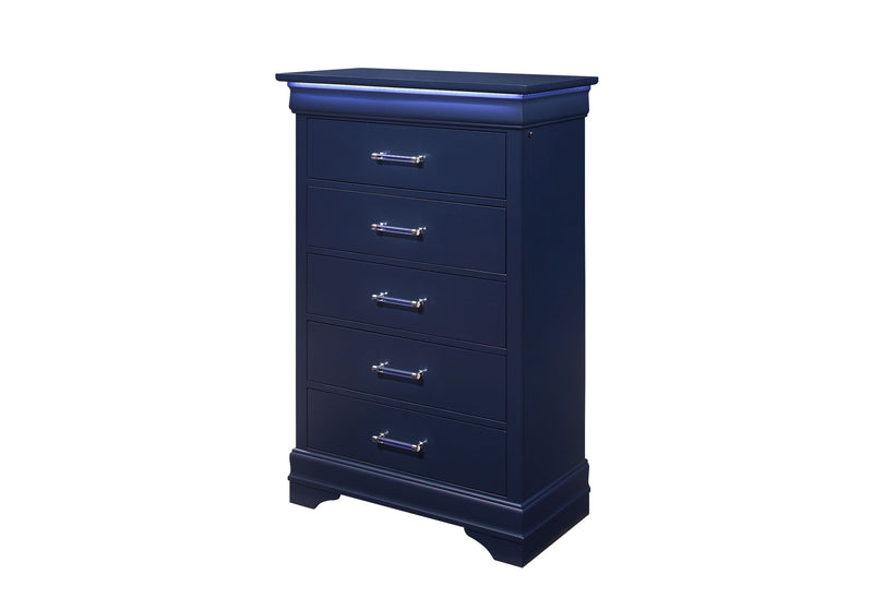 Charlie - Chest With LED - Blue