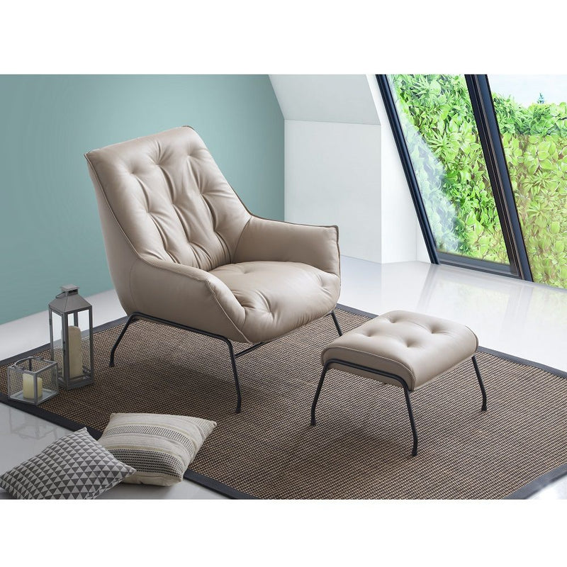 Zusa - Accent Chair & Ottoman