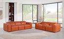 1224 - 6-Piece Modular Power Reclining Sofa And Console Loveseat Set In With 5 Power Recliners & Power Headrests