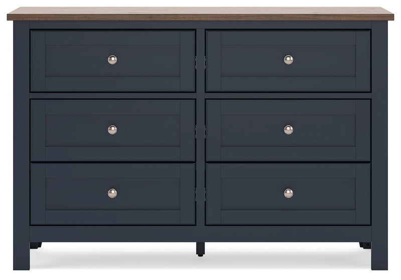 Landocken - Brown / Blue - Dresser