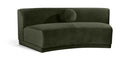 Avra - Velvet Performance Fabric Upholstered Armless Sofa