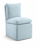 Nelori - Linen Textured Performance Fabric Upholstered Dining Chair (Set of 2)