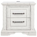 Mckinney - 2-Drawer Nightstand With Dual USB - Vintage White