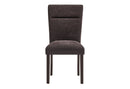 D8030 - 5 Piece Dining Room Set (Dining Table With 2 Storage Drawers And 1 Storage Door And 4 Dining Chairs) - Black / Brown