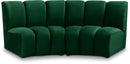 Infinity - 2 Piece Velvet Modular Sectional