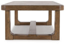 Cabalynn - Rectangular Cocktail Table - Light Brown