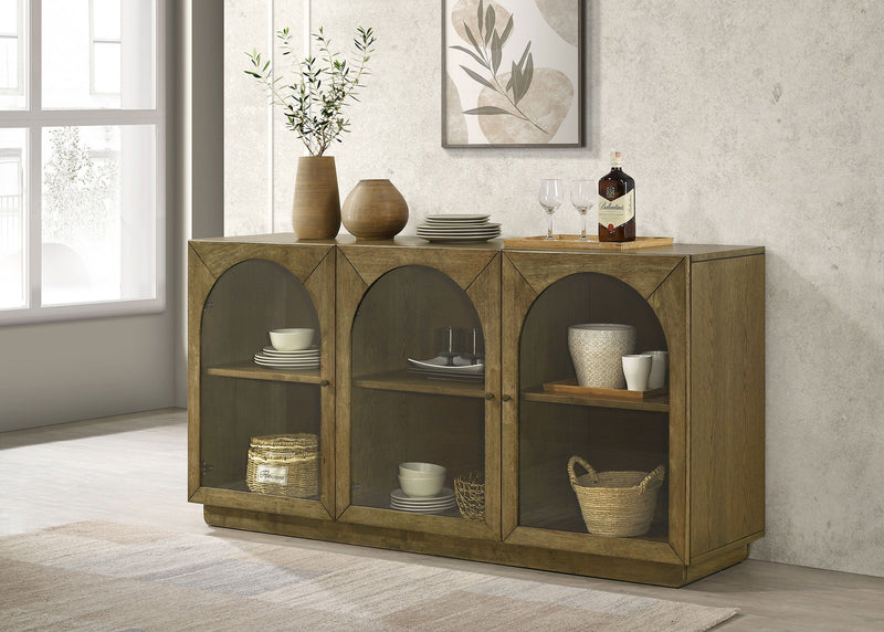 Castlewood - Dining Sideboard Buffet Server - Brown Oak