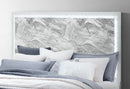 Naomi - 5 Piece Full Bedroom Set - Silver