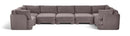 Hammond - Velvet Performance Fabric Upholstered 7 Piece U-Shaped Sectional