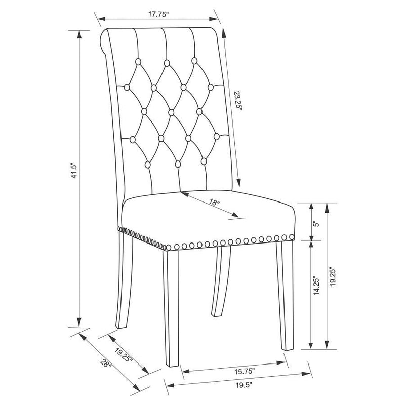 Phelps - Rectangular Trestle Dining Set