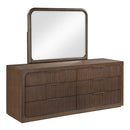 Leanna - Mirror - Brown Oak