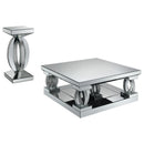Amalia - Mirrored Coffee Table Set