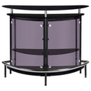 Amarillo - Freestanding Glass Top Home Bar Wine Cabinet