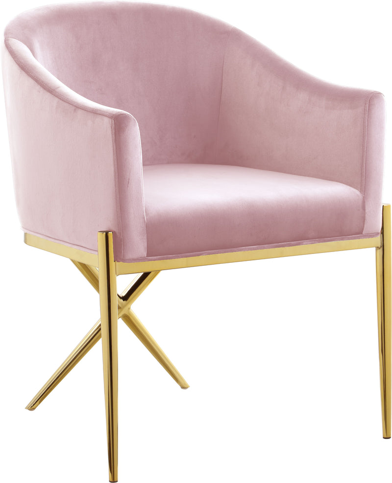 Xavier - Dining Chair with Gold Legs