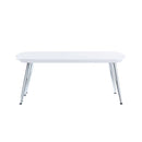 Patina - Coffee Table - White & Chrome