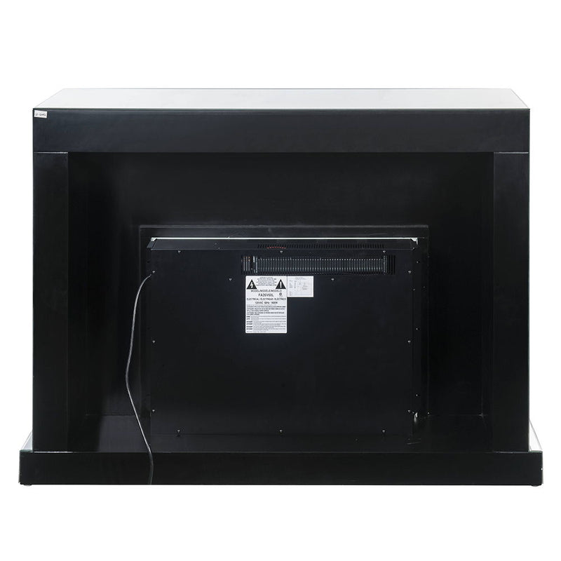 Noralie - 35" Fireplace - Mirrored & Faux Diamonds