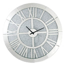 Noralie - Wall Clock - Mirrored & Faux Diamonds