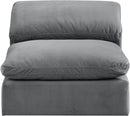 Comfy - Velvet Armless Chair