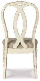 Realyn - Dining UPH Side Chair (Set of 2) - Ribbonback - Chipped White