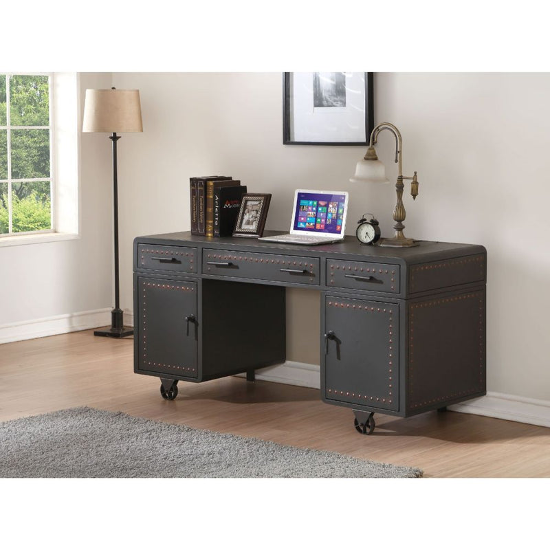 Actaki - Desk - Sandy Gray