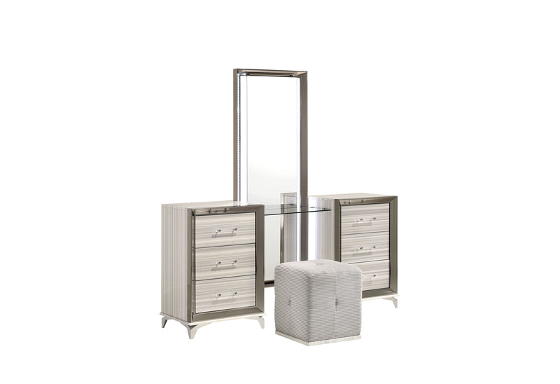 Zambrano - Vanity Set - White